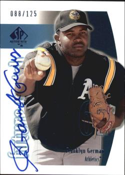 2002 SP Authentic - Limited #137 Franklyn German Front