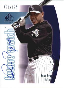 2002 SP Authentic - Limited #165 Rene Reyes Front