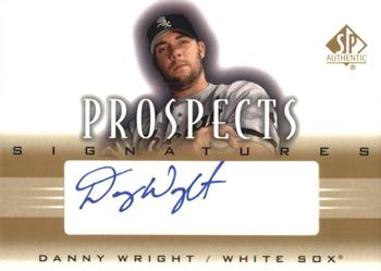 2002 SP Authentic - Prospects Signatures #P-DW Dan Wright Front