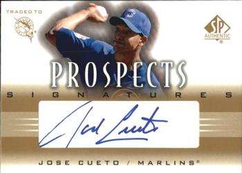 2002 SP Authentic - Prospects Signatures #P-JC Jose Cueto  Front