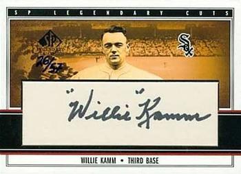 2002 SP Legendary Cuts - Autographs #WKA Willie Kamm Front