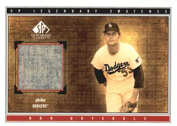 2002 SP Legendary Cuts - Game Swatches #S-DDr Don Drysdale Front