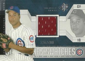 2002 SPx - Super Stars Swatches Silver #178 Moises Alou  Front
