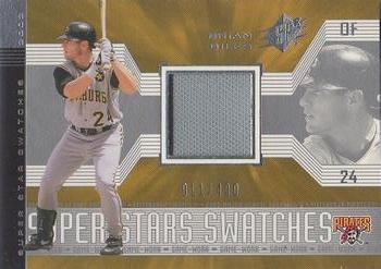 2002 SPx - Super Stars Swatches Silver #183 Brian Giles  Front