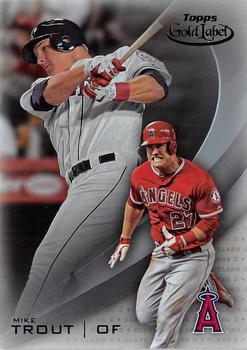 2016 Topps Gold Label - Class 2 #1 Mike Trout Front