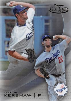 2016 Topps Gold Label - Class 2 #22 Clayton Kershaw Front