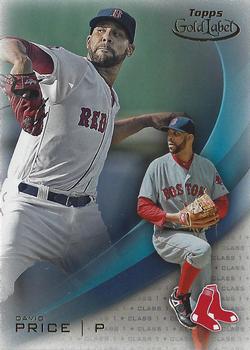 2016 Topps Gold Label - Class 1 Blue #61 David Price Front
