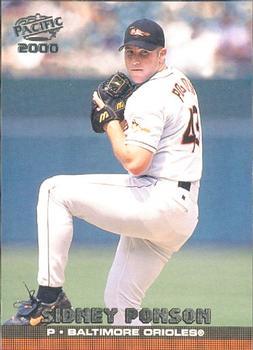 2000 Pacific #59 Sidney Ponson Front