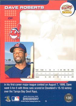 2000 Pacific #135 Dave Roberts Back