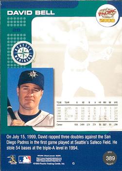 2000 Pacific #389 David Bell Back