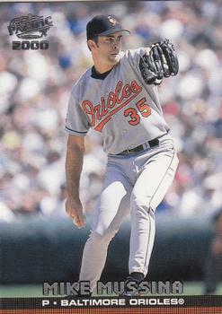2000 Pacific #58 Mike Mussina Front