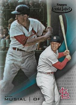 2016 Topps Gold Label - Class 2 Blue #47 Stan Musial Front