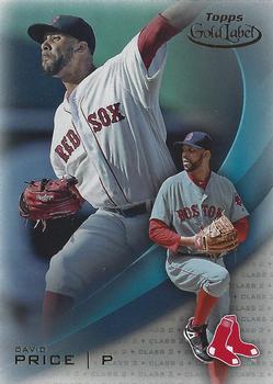 2016 Topps Gold Label - Class 2 Blue #61 David Price Front