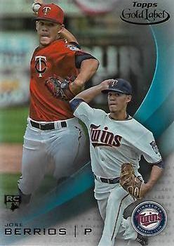 2016 Topps Gold Label - Class 3 Blue #55 Jose Berrios Front