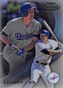 2016 Topps Gold Label - Class 3 Blue #75 Corey Seager Front