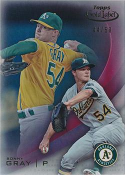 2016 Topps Gold Label - Class 2 Red #54 Sonny Gray Front