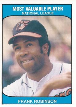1985 TCMA Most Valuable Players National League #NNO Frank Robinson Front
