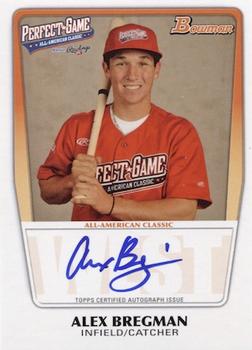 2016 Bowman Chrome - Perfect Game All-American Classic Autographs #AAC-AB Alex Bregman Front