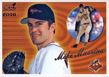 2000 Pacific Aurora #18 Mike Mussina Front