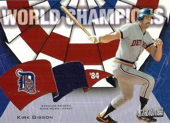 2002 Stadium Club - World Champion Relics #WC-KG2 Kirk Gibson Front