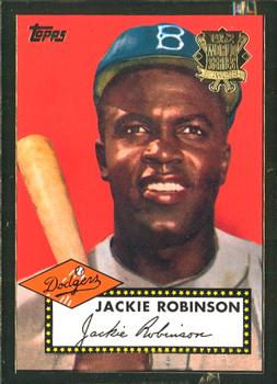 2002 Topps - 1952 Reprints #52R-10 Jackie Robinson Front