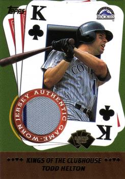 2002 Topps - 5 Card Stud Kings of the Clubhouse Relics #5K-TH Todd Helton Front