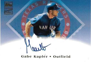 2002 Topps - Autographs #TA8 Gabe Kapler Front