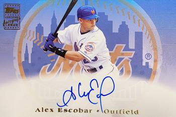 2002 Topps - Autographs #TA-AE Alex Escobar Front