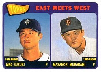 2002 Topps - East Meets West #EW-MS Mac Suzuki / Masanori Murakami Front