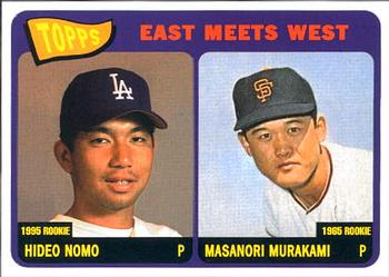 2002 Topps - East Meets West #EW-HN Hideo Nomo / Masanori Murakami Front