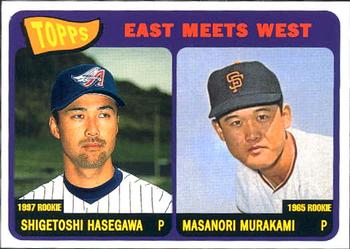 2002 Topps - East Meets West #EW-SH Shigetoshi Hasegawa / Masanori Murakami Front