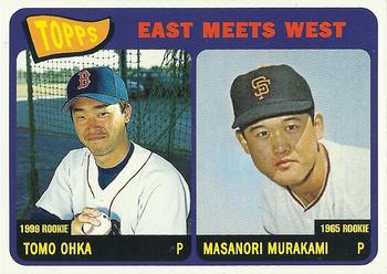 2002 Topps - East Meets West #EW-TO Tomo Ohka / Masanori Murakami Front