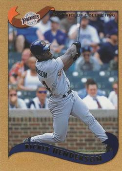 2002 Topps - Gold #165 Rickey Henderson Front
