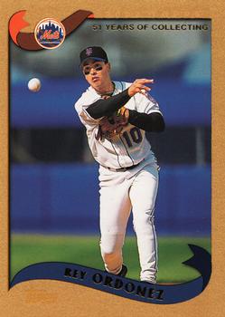 2002 Topps - Gold #166 Rey Ordonez Front