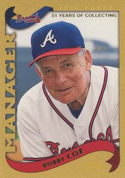 2002 Topps - Gold #285 Bobby Cox Front