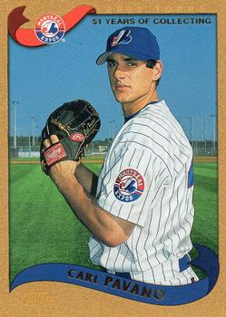 2002 Topps - Gold #407 Carl Pavano Front