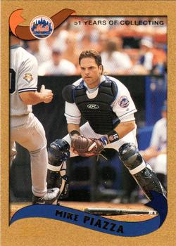 2002 Topps - Gold #490 Mike Piazza Front