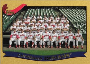 2002 Topps - Gold #649 Cleveland Indians Front