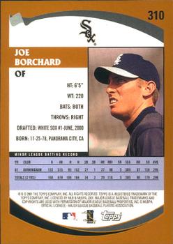 2002 Topps - Home Team Advantage #310 Joe Borchard  Back