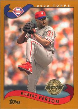 2002 Topps - Home Team Advantage #394 Robert Person  Front