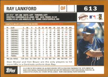 2002 Topps - Home Team Advantage #613 Ray Lankford  Back