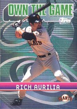 2002 Topps - Own the Game #OG11 Rich Aurilia Front