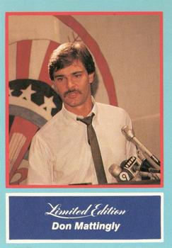 1988 CMC Don Mattingly Baseball Card Kit #8 Don Mattingly Front