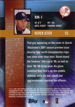 2002 Topps - Ring Masters #RM-1 Derek Jeter Back