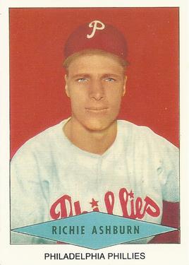 1991 1954 Red Heart Dog Food Reprint #NNO Richie Ashburn Front
