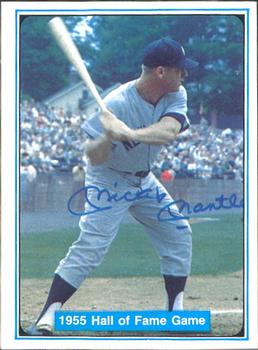 1982 ASA The Mickey Mantle Story - Autographed Blue Back #21 Mickey Mantle Front