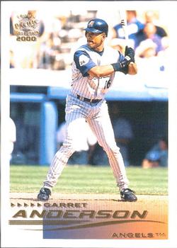 2000 Pacific Crown Collection #1 Garret Anderson Front