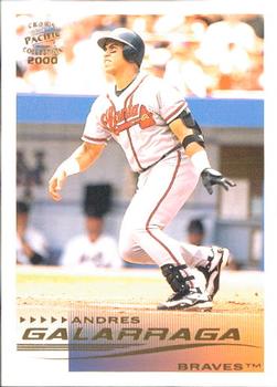 2000 Pacific Crown Collection #19 Andres Galarraga Front