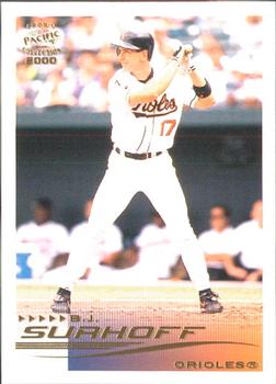 2000 Pacific Crown Collection #37 B.J. Surhoff Front