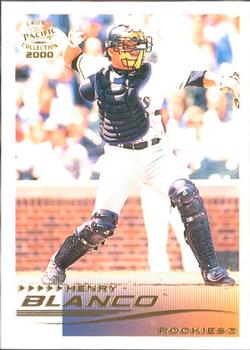 2000 Pacific Crown Collection #88 Henry Blanco Front